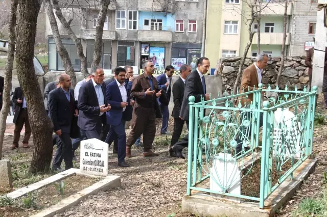 Belediye Başkanlığına Seçilen Saklı'dan, Budak'ın Kabrine Ziyaret Belediye Başkanlığına Seçilen Saklı'dan, Budak'ın Kabrine Ziyaret