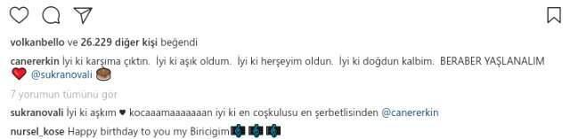 Caner Erkin, Eşi Şükran Ovalı'nın Doğum Gününü Romantik Mesajla Kutladı
