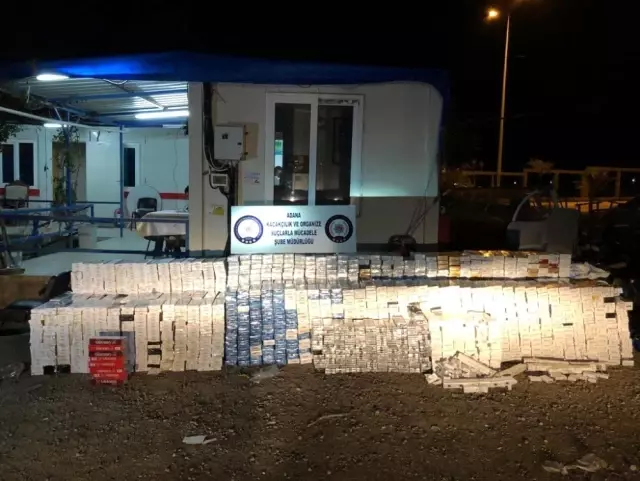 Adana'da 29 Bin Paket Kaçak Sigara Ele Geçirildi Adana'da 29 Bin Paket Kaçak Sigara Ele Geçirildi