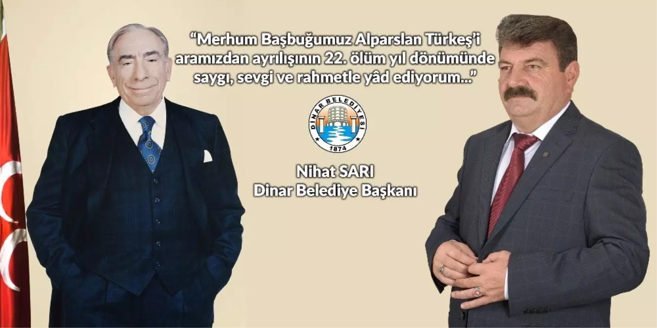 Başkan Sarı'dan Başbuğ Alparslan Türkeş'i Anma Mesajı