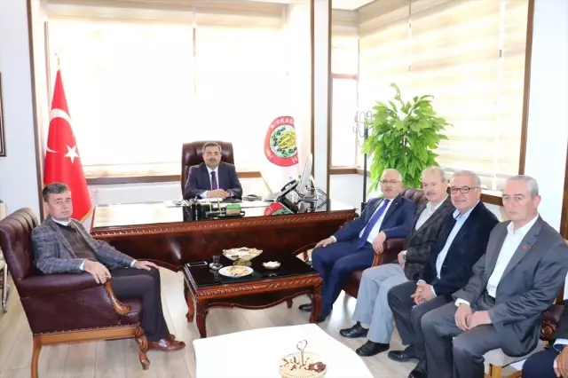 Ak Partili İsmail Bilen'den, Seçimi Kazanan Gedüz'e Ziyaret
