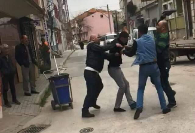 Bursa İş Yerine Tüfekle Ateş Eden Şahıs Böyle Dövüldü