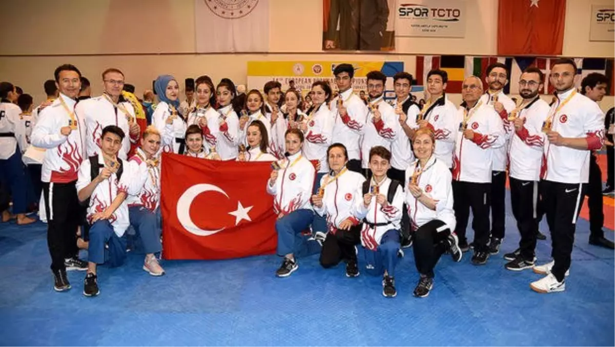 Milli Tekvandoculardan 15 Madalya Birden