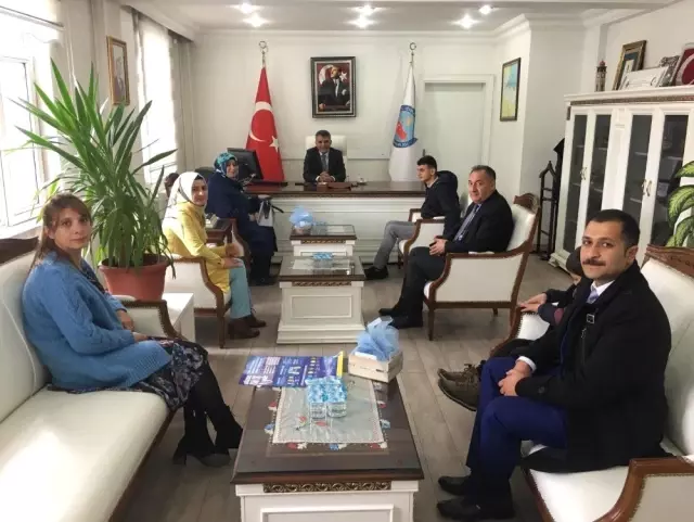 Özel Çocuklardan Kaymakam Özkan'a Ziyaret