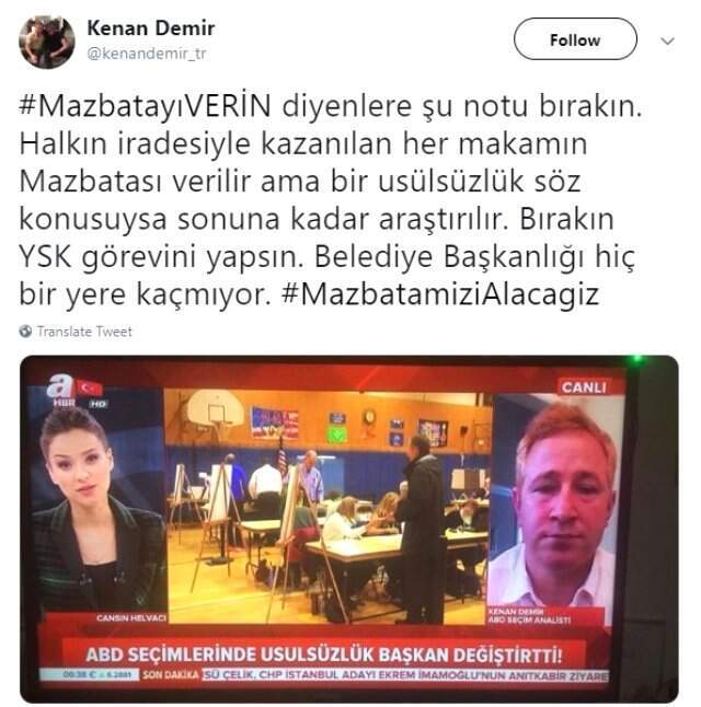 A Haber'in Seçim Analisti Diye Ekrana Çıkardığı İsim, Kebapçı Çıktı
