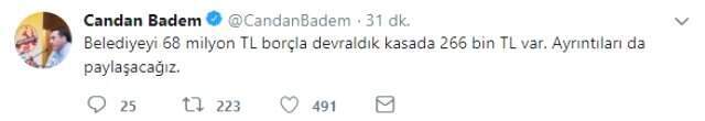 Tunceli Belediye Meclisi Üyesi Can Badem: Belediyeyi 68 Milyon Borçla Devraldık