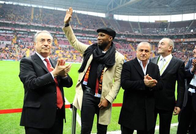 Galatasaray'da Drogba'ya Plaket Verildi