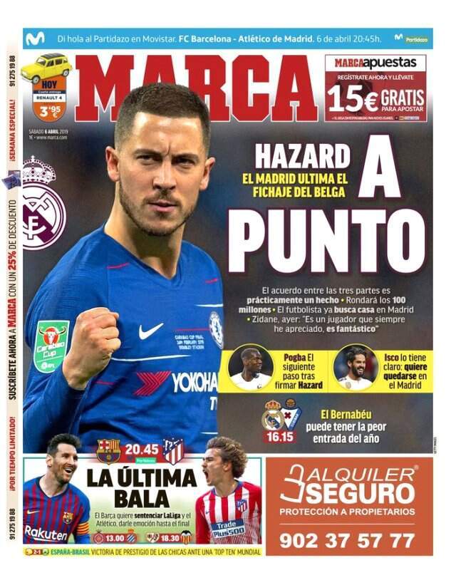 Hazard, Real Madrid'e Gidiyor! 6 Yıllık İmza