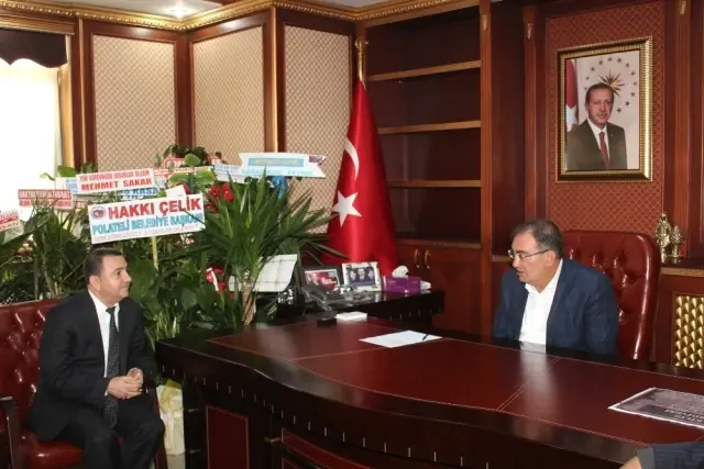 Başkan Bulut'a Genel Sekreter Sümer'den Hayırlı Olsun Ziyareti Başkan Bulut'a Genel Sekreter Sümer'den Hayırlı Olsun Ziyareti