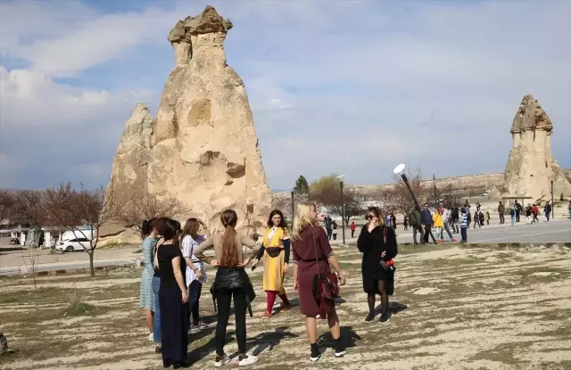 Grafikli - Kapadokya Turizm Sezonuna Hızlı Girdi