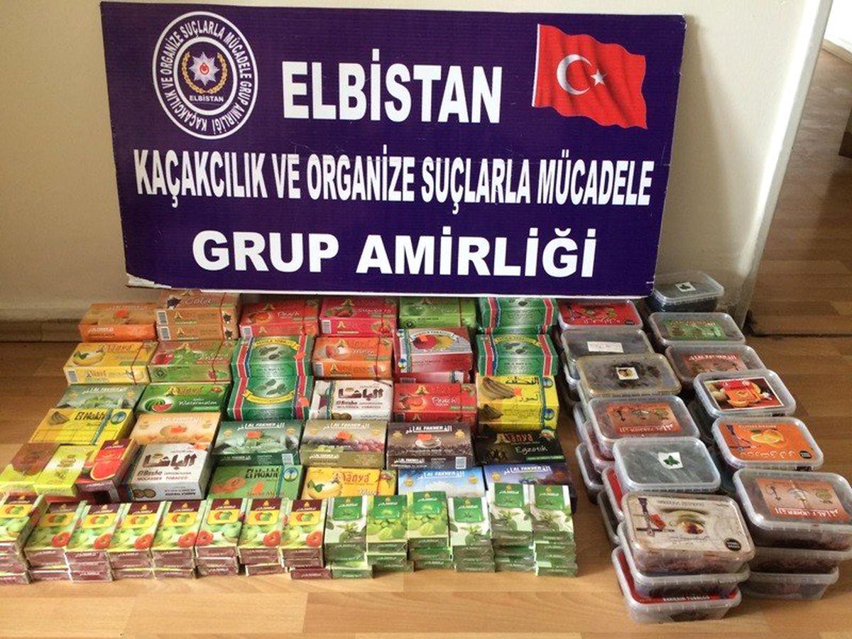 Polisten Nargile Tütünü ve Cinsel Uyarıcı Hap Operasyonu