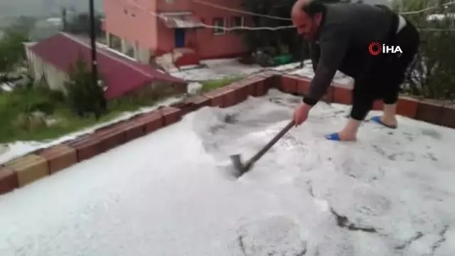 Erdemli'yi Dolu Vurdu Erdemli'yi Dolu Vurdu