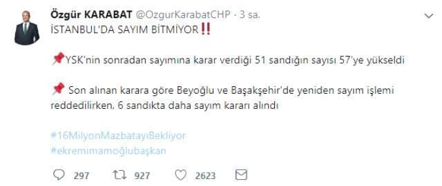 İstanbul'da İtiraz Edilen 57 Sandıktan 51'inin Sayımı Tamamlandı! İşte Son Durum