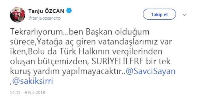 Savcı Sayan'dan 'Yabancı Uyruklulara Yardım Yapılmasın' Diyen Bolu Belediye Başkanı'na: Kur'an'ı Öpmek Yetmez