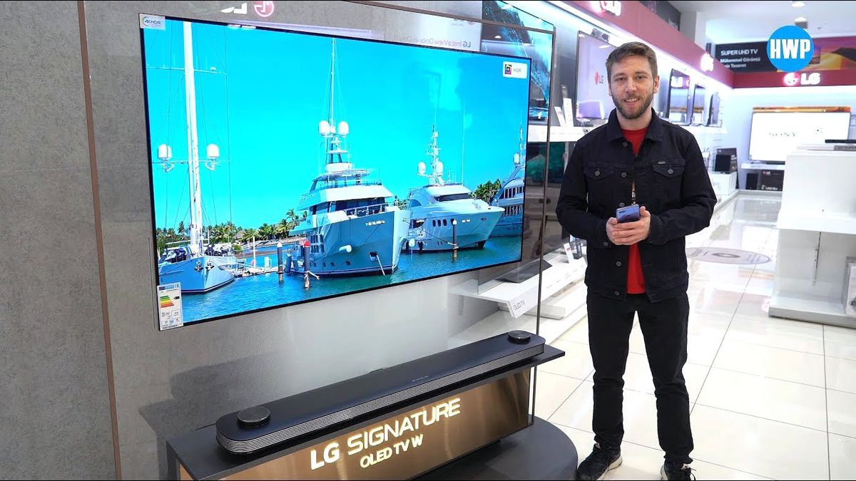 Dünyanın Kıvrılabilen İlk Tv'si: Lg Signature Oled Tv R