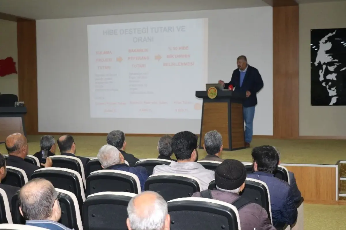 Elazığ'da Sulama Sistemleri Hibe Desteğine 114 Başvuru