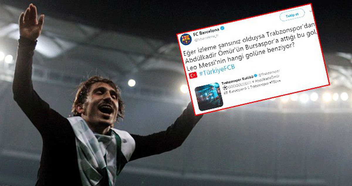 Barcelona'dan Sürpriz Abdülkadir Paylaşımı