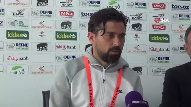 Hatayspor - Afjet Afyonspor Maçının Ardından Hatayspor - Afjet Afyonspor Maçının Ardından