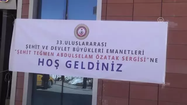 Şehit Emanetleri' Hakkari'de Sergileniyor