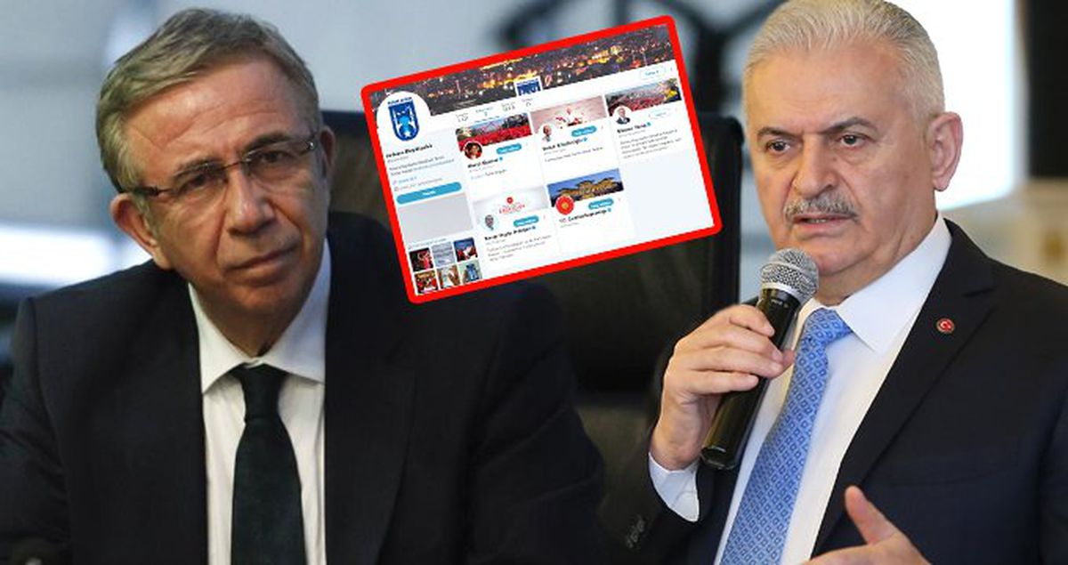 Ankara Büyükşehir Belediyesi Twitter Hesabı, Binali Yıldırım Takipten Çıkardı