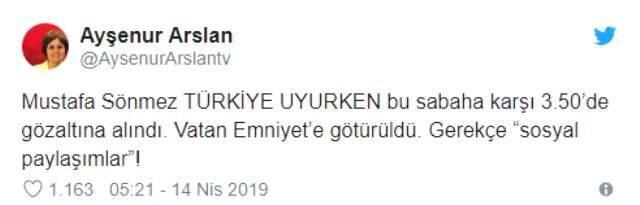 Program Sunuculuğu Yapan İktisatçı Sönmez, Gözaltına Alındı