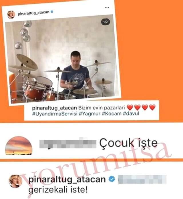 Pınar Altuğ'dan Eşini Eleştiren Takipçisine Ağır Cevap: Geri Zekalı