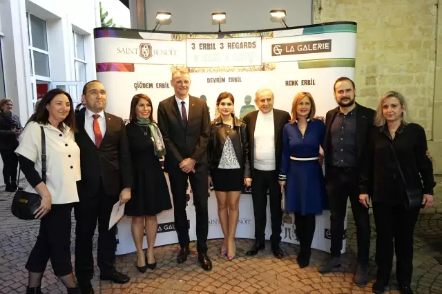 Saint Benoît Lisesi 'La Galerie' Sergi Salonu'nda ''3 Erbil 3 Bakış'' Sergisi