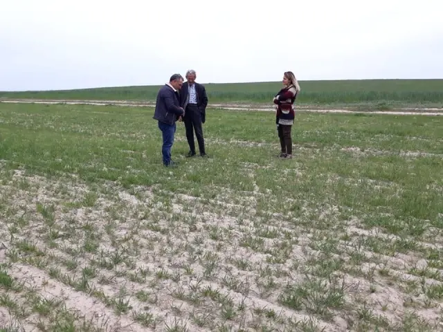 Aksaray'da Ziraat Mühendisleri Çiftçileri Bilgilendirdi