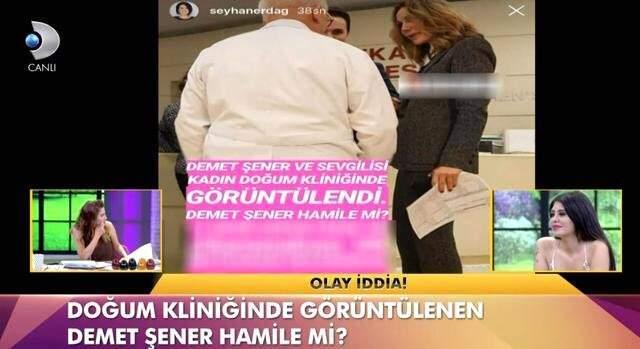 Demet Şener, Sevgilisi Cenk Küpeli İle Doğum Kliniğinde Görüntülendi
