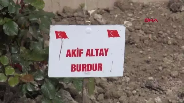 Burdur’da Şehitlere Vefa