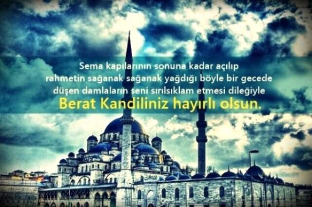 Berat Kandili Sözleri 2019: Resimli Kandil Sözleri