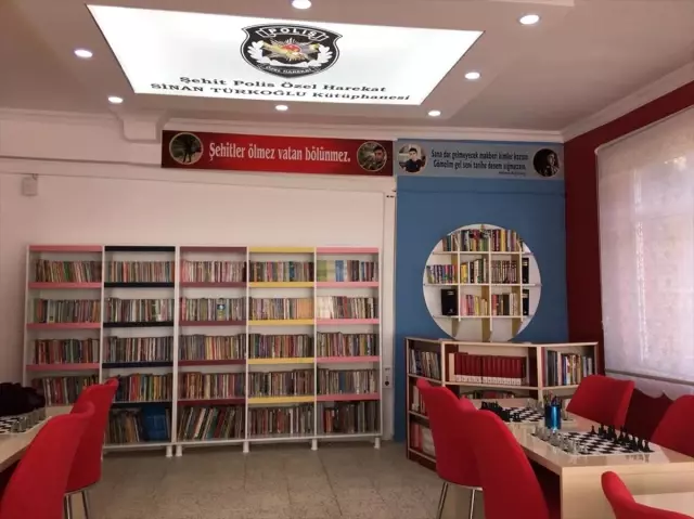 Şehit Eşinin Adına Kütüphane Yaptı