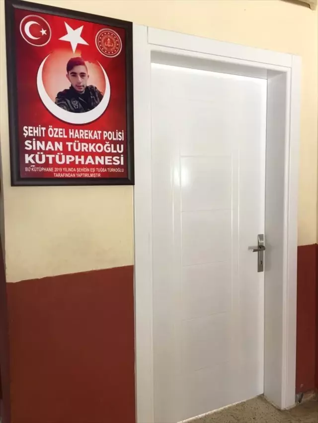 Şehit Eşinin Adına Kütüphane Yaptı