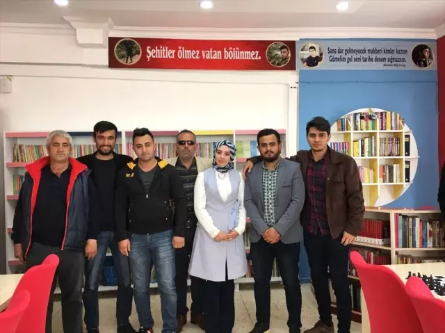 Şehit Eşinin Adına Kütüphane Yaptı