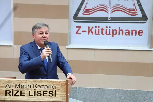 Rize'de Z-Kütüphane Açılışı Yapıldı