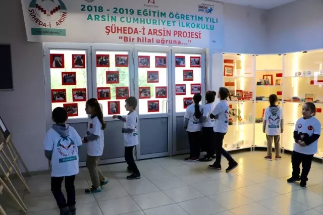 Arsinli Şehitlerin Eşyalarıyla Okulda Müze Oluşturdular