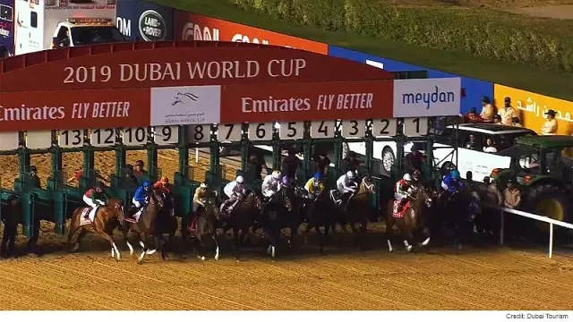 Meydan Hipodromu'nda Düzenlenen '24. Dubai World Cup' At Yarışı Yoğun İlgi Gördü
