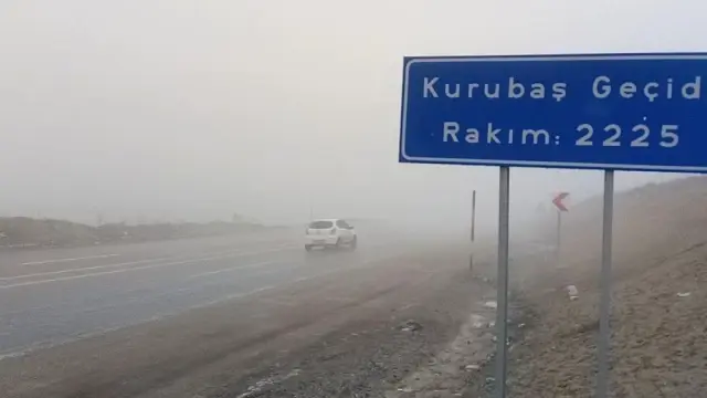 Van' Sis Trafiği Etkiledi