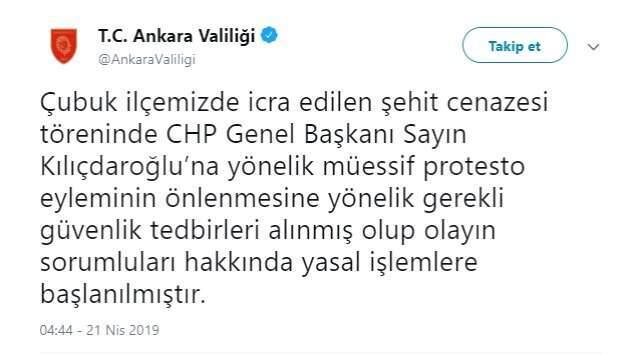 Son Dakika! Ankara Valiliği'nden Kılıçdaroğlu'na Yapılan Saldırıyla İlgili Açıklama Geldi