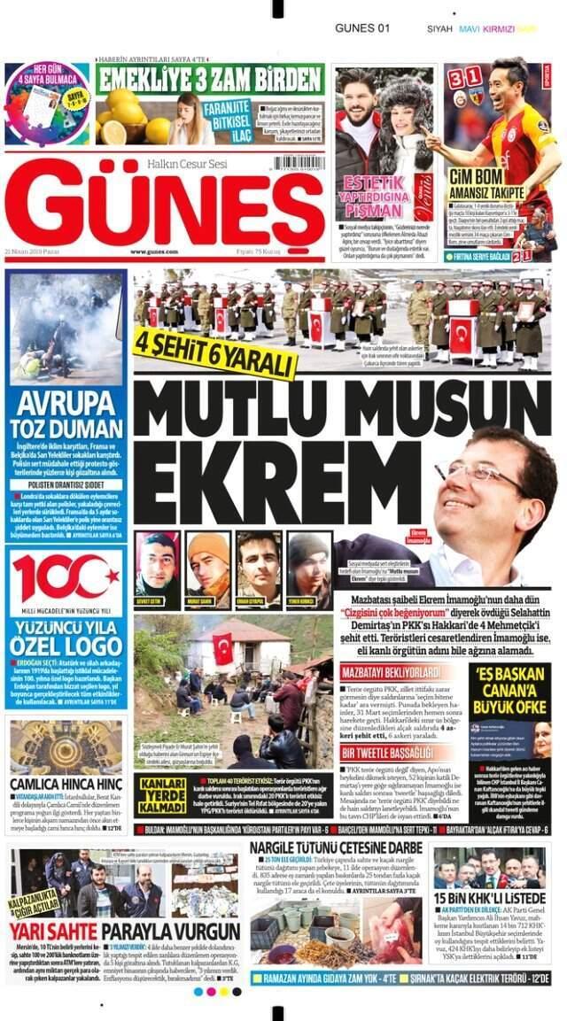 AK Partili Vekil, Hükümete Yakın Gazetenin İmamoğlu Manşetine Tepki Gösterdi