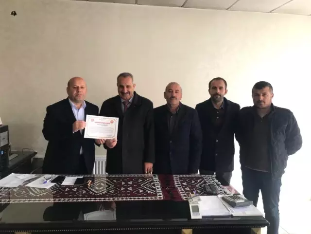 Başkan Er'den Başkan Demirci'ye Teşekkür Plaketi