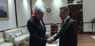 Cumhurbaşkanı Yardımcısı Oktay, Belçika Başbakan Yardımcısı Reynders'i Kabul Etti