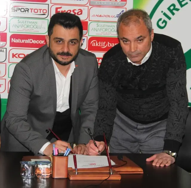Giresunspor'da Sözeri Dönemi Başladı Giresunspor'da Sözeri Dönemi Başladı