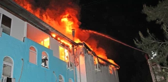 Kemer'de Otelin Personel Lojmanında Yangın