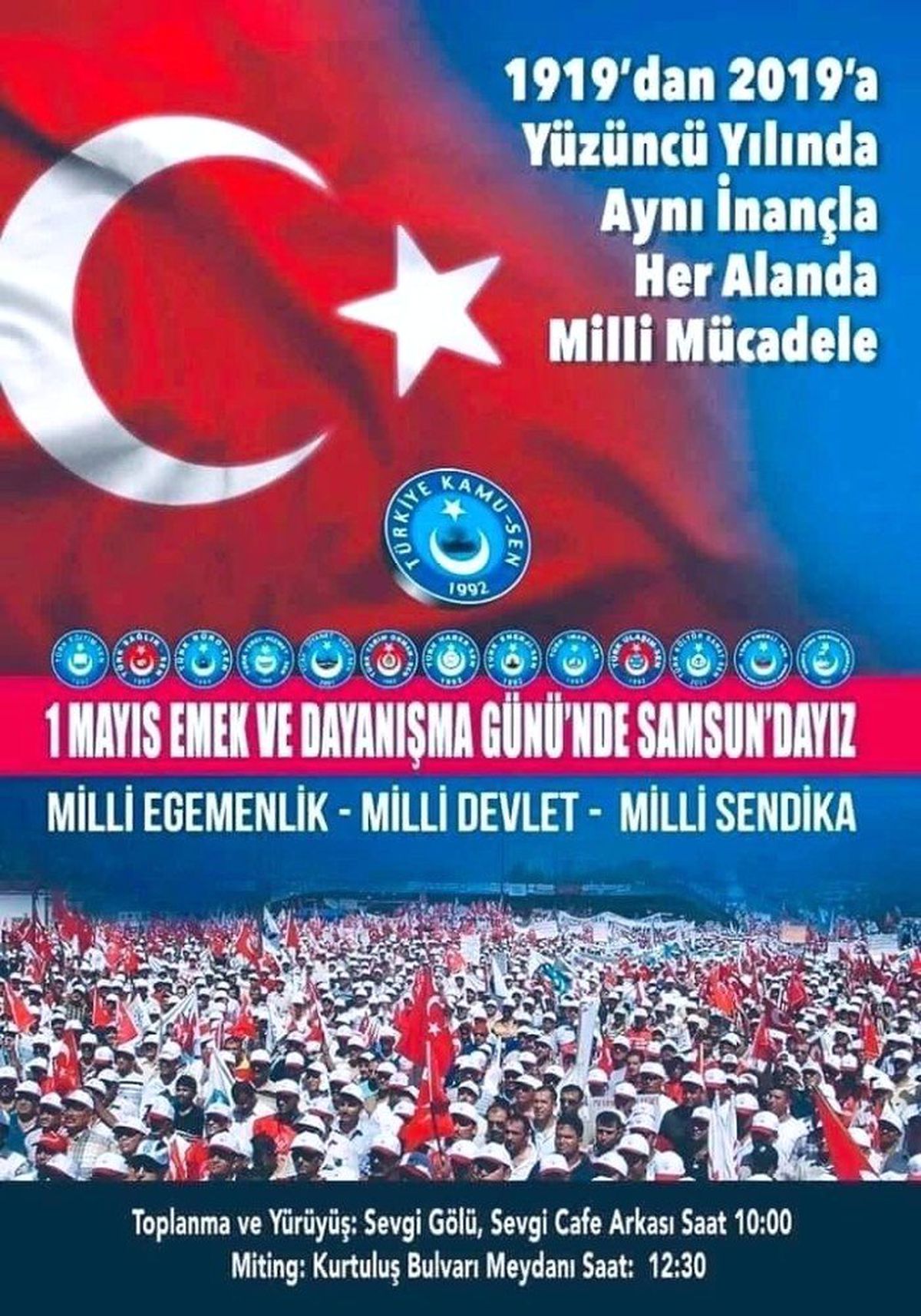 Türk Eğitim-Sen Genel Başkanı Geylan: '1 Mayıs'ta Kamu Çalışanlarını Samsun'a Davet Ediyoruz'