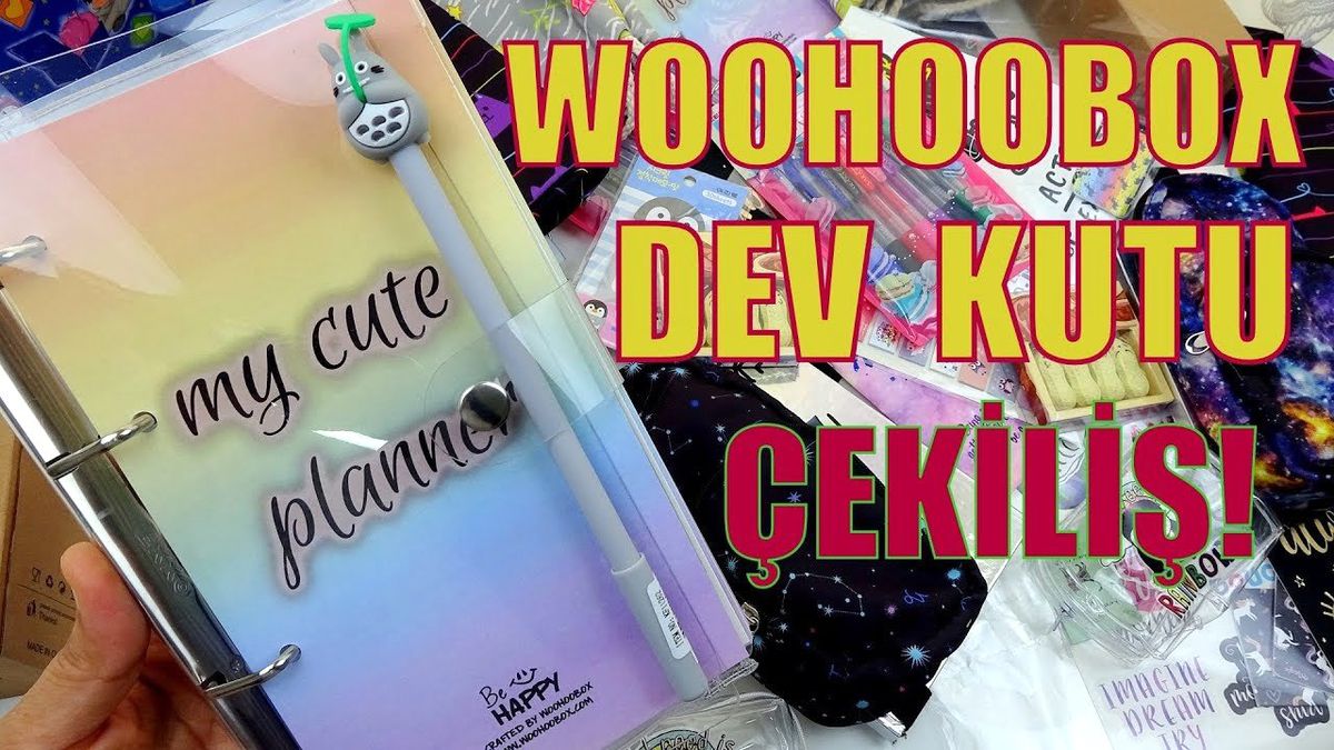 Mega Dev Woohoobox Kutusu Açtım! ( Kalem Dolu Motivasyon ve Nisan Sürpriz Kutuları) / Çekiliş