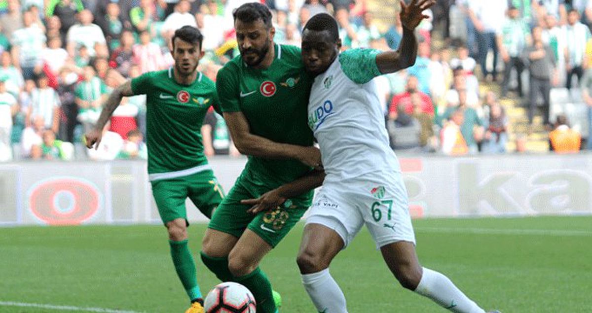 Bursaspor-Akhisarspor Maçında Gol Sesi Çıkmadı
