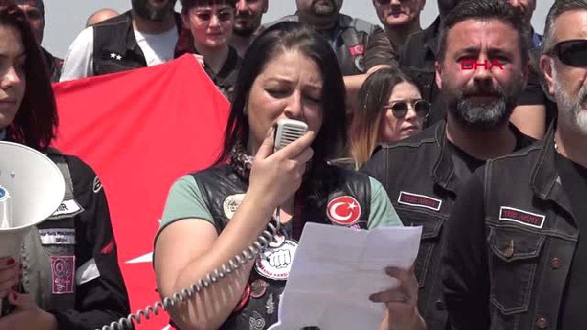 İzmir Serbest Motosiklet Kullanıcıları Çocuk İstismarına 'Dur' Dedi