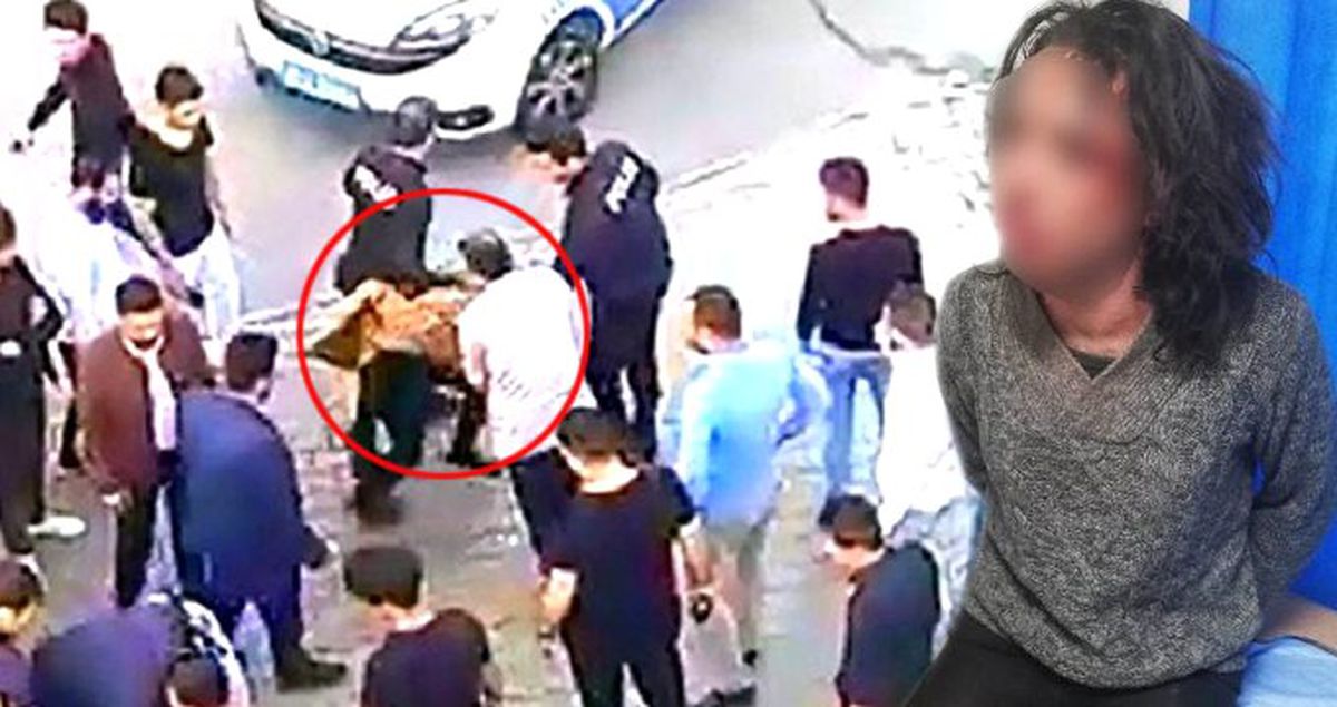 Kız Çocuğunun Çığlıklarını Duyan Kalabalık, Taciz Şüphelisini Tekme Tokat Dövdü