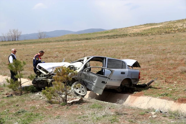 Sivas Ta Trafik Kazası 1 Ölü 1 Yaralı Haberi Fotografı